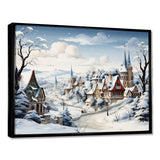 Frost Holiday Christmas Village II - Landscapes Canvas Wall Art