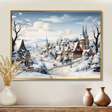 Frost Holiday Christmas Village II - Landscapes Canvas Wall Art