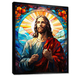 Christianism Jesus Christ Portrait - Spiritual Canvas Wall Art