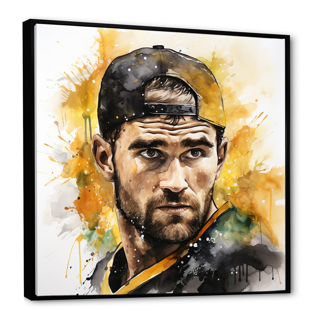 Boston Hockey Ice Legacy I - Sport Hockey Canvas Wall Art