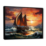 Pirate boat Spanish Legacy I - Boat Sailing Canvas Wall Art