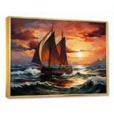 Pirate boat Spanish Legacy I - Boat Sailing Canvas Wall Art