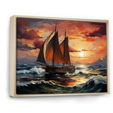 Pirate boat Spanish Legacy I - Boat Sailing Canvas Wall Art