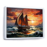 Pirate boat Spanish Legacy I - Boat Sailing Canvas Wall Art