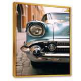 Vintage Cuban car photography I - Car Old American Canvas Wall Art