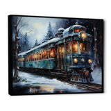 Christmas Train Journey III - Performing Arts Canvas Wall Art