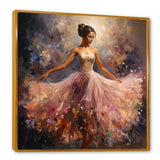 Pink Dance of the ballerina  - Fashion Canvas Wall Art