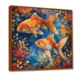 Orange blue Aquariums Oceanic Wonders fish - Fish Wall Decor