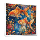 Orange blue Aquariums Oceanic Wonders fish - Fish Wall Decor