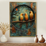 Yellow green Rainforest Radiance parrots - Yellow Parrot Wall Art