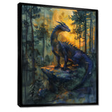 Darkness and Mystic Forest Dragon - Dragons Bedroom Wall Art