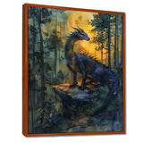 Darkness and Mystic Forest Dragon - Dragons Bedroom Wall Art