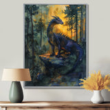 Darkness and Mystic Forest Dragon - Dragons Bedroom Wall Art