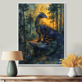 Darkness and Mystic Forest Dragon - Dragons Bedroom Wall Art
