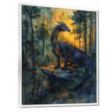 Darkness and Mystic Forest Dragon - Dragons Bedroom Wall Art