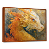 Treasured Scales Dragon collage - Dragons Canvas Wall Art