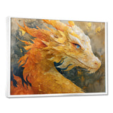 Treasured Scales Dragon collage - Dragons Canvas Wall Art