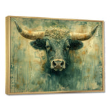 Golden green Taurus zodiac Treasures - Green Taurus Wall Art