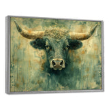Golden green Taurus zodiac Treasures - Green Taurus Wall Art