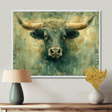 Golden green Taurus zodiac Treasures - Green Taurus Wall Art
