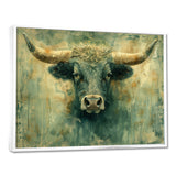 Golden green Taurus zodiac Treasures - Green Taurus Wall Art