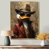 Scrooge Duck As Scarface Luxury Gangster - Duck Wall Art Prints