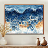 Coastal Reef In Blue And Orange Tones - Coral Wall Decor