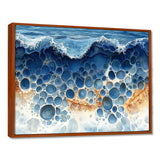 Coastal Reef In Blue And Orange Tones - Coral Wall Decor