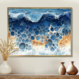 Coastal Reef In Blue And Orange Tones - Coral Wall Decor
