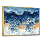 Coastal Reef In Blue And Orange Tones - Coral Wall Decor