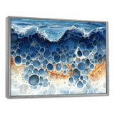 Coastal Reef In Blue And Orange Tones - Coral Wall Decor