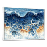 Coastal Reef In Blue And Orange Tones - Coral Wall Decor