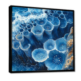 Coastal Reef In Blue And White Tones - Coral Wall Decor