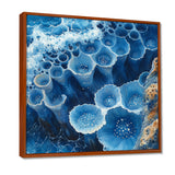 Coastal Reef In Blue And White Tones - Coral Wall Decor