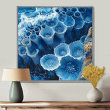 Coastal Reef In Blue And White Tones - Coral Wall Decor