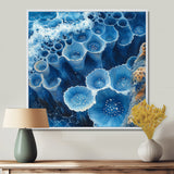 Coastal Reef In Blue And White Tones - Coral Wall Decor