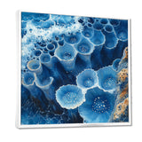 Coastal Reef In Blue And White Tones - Coral Wall Decor