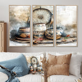 Native Art Pottery Desert Serenity II - Multi-Panel Canvas Prints