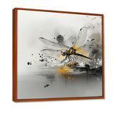 Grey And Yellow Dragonfly River Runner - Dragonfly Wall Decor