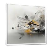 Grey And Yellow Dragonfly River Runner - Dragonfly Wall Decor