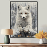 Grey Arctic Fox In The Yukon - Wolf Home Decor Art