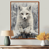 Grey Arctic Fox In The Yukon - Wolf Home Decor Art