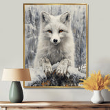 Grey Arctic Fox In The Yukon - Wolf Home Decor Art