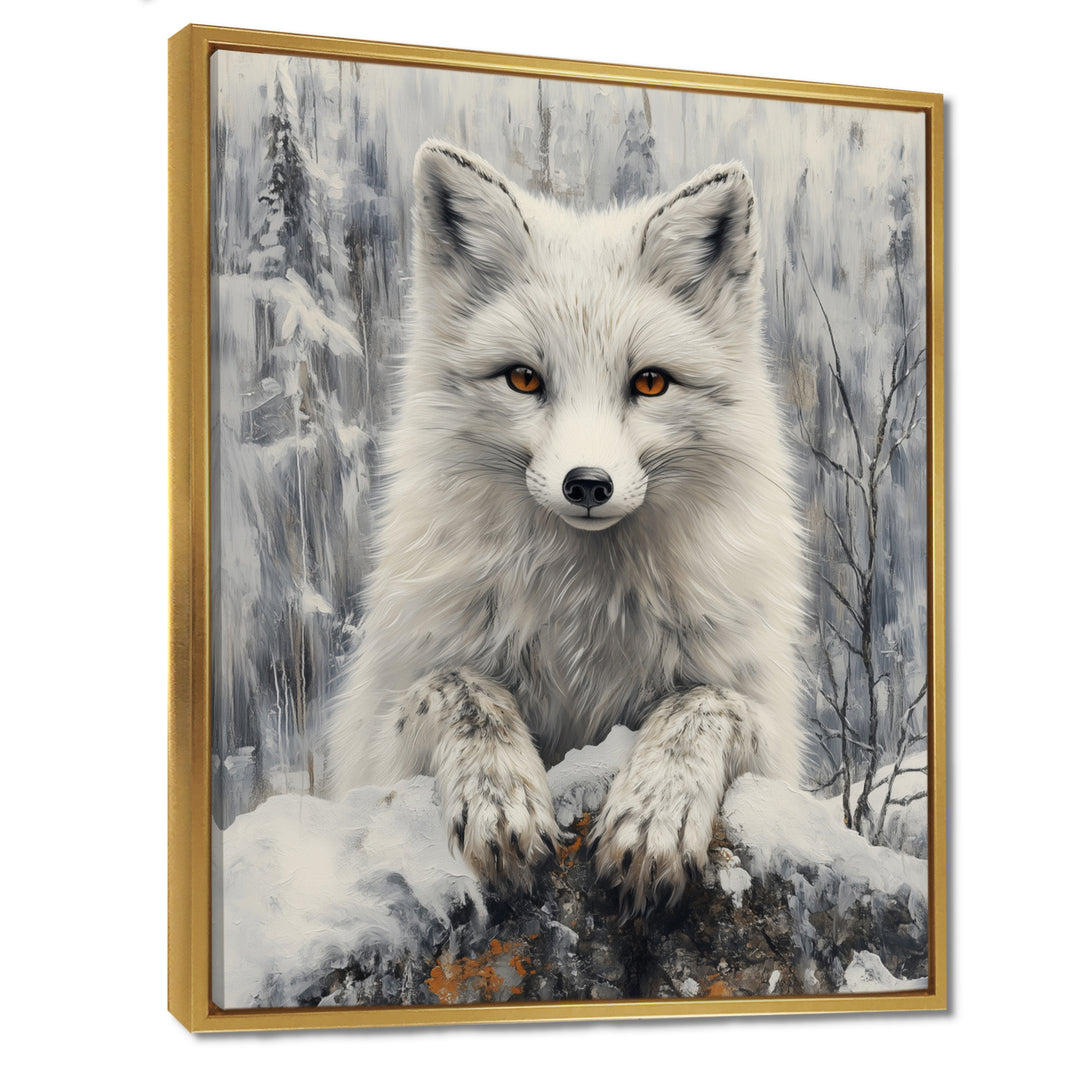 Grey Arctic Fox In The Yukon - Wolf Home Decor Art