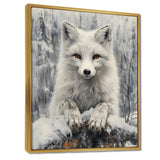 Grey Arctic Fox In The Yukon - Wolf Home Decor Art