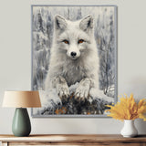Grey Arctic Fox In The Yukon - Wolf Home Decor Art