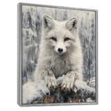 Grey Arctic Fox In The Yukon - Wolf Home Decor Art