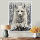 Grey Arctic Fox In The Yukon - Wolf Home Decor Art