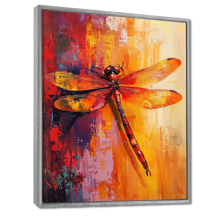 Red Yellow Dragonfly&