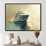 Wealth's Reflection - Boat Yacht Canvas Wall Art